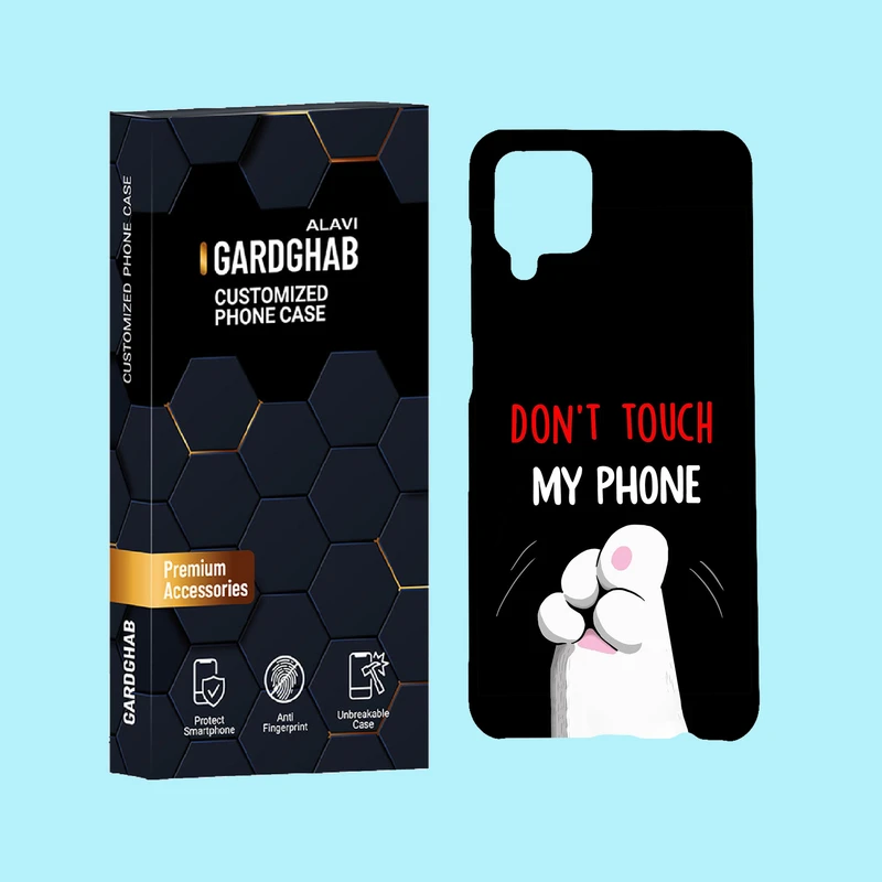 کاور گارد قاب علوی مدل متن مناسب برای گوشی موبایل سامسونگ Galaxy A12