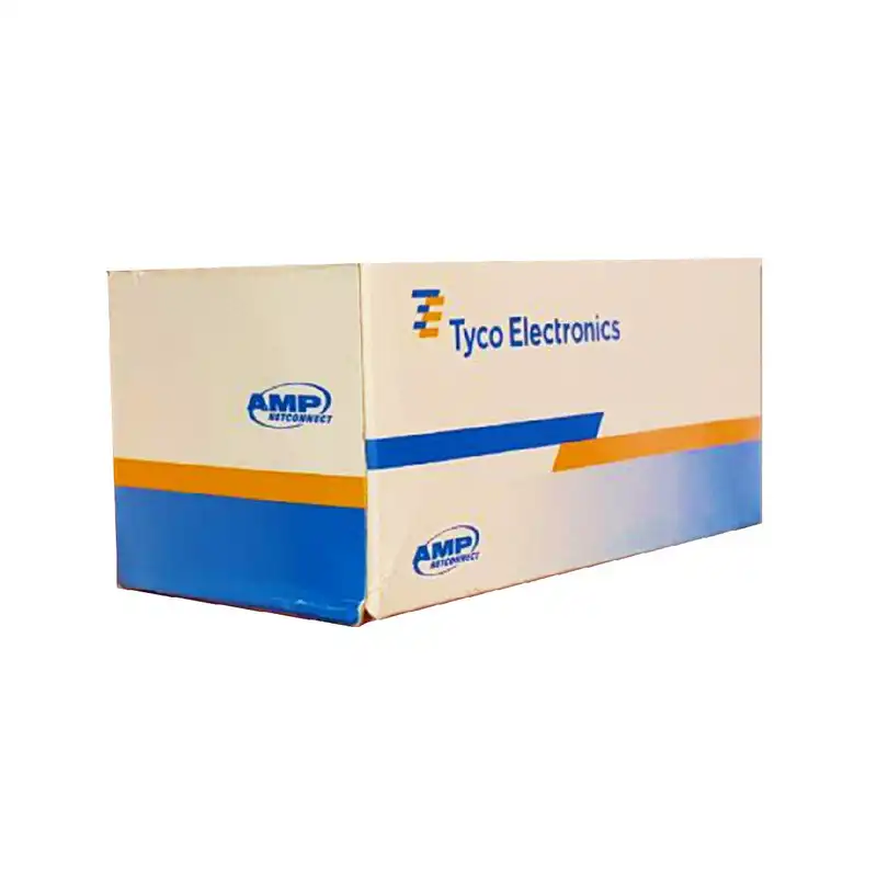 سوکت شبکه Cat6 UTP امپ مدل RJ45  بسته 100 عددی