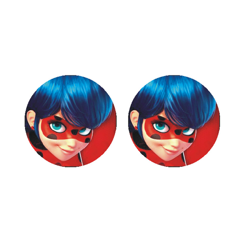 گوشواره دخترانه مدل دختر کفشدوزکی کد 113 گوشواره دخترانه مدل دختر کفشدوزکی کد 113