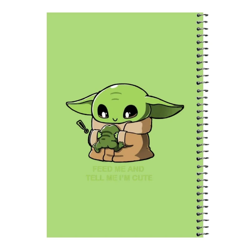 دفتر مشق 80 برگ اس جی مدل بیبی یودا کد 11