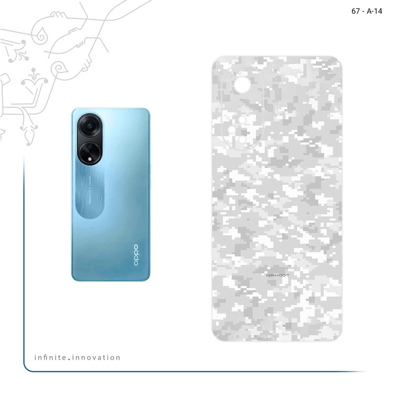 برچسب پوششی ماهوت مدل Army_Snow_Pixel مناسب برای گوشی موبایل اپو A98