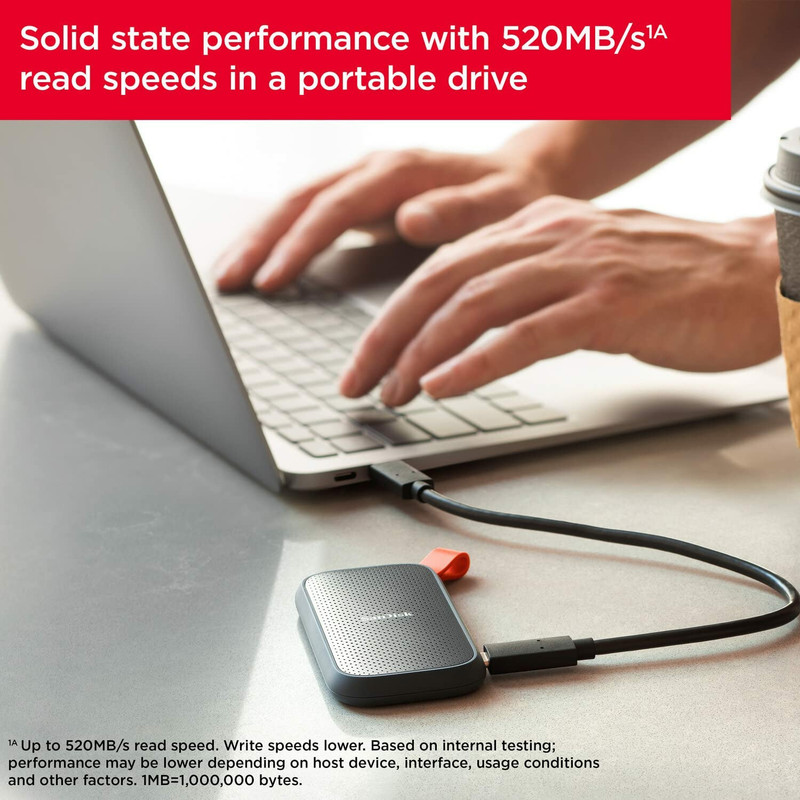 اس اس دی اکسترنال سن دیسک مدل PORTABLE E30 ظرفیت 480 گیگابایت