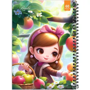 دفتر نقاشی 60 برگ انتشارات بله طرح فانتزی دخترانه درخت سیب کد A4-O388