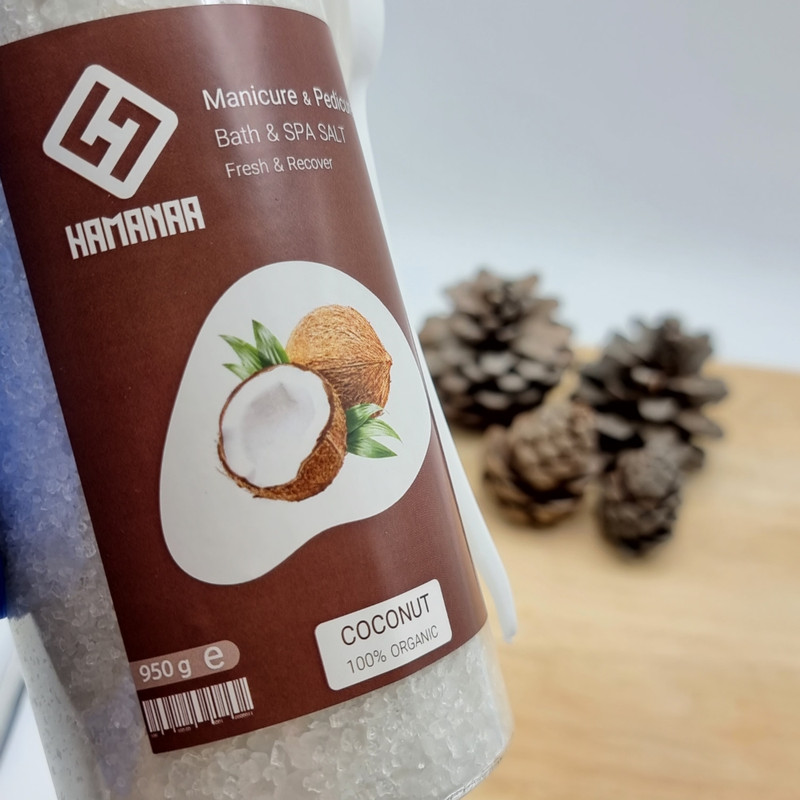 نمک حمام هامانا مدل Coconut وزن 950 گرم