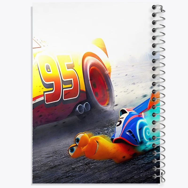 دفتر مشق 50 برگ خندالو طرح مک‌کوئین (Lightning McQueen) کد F6815