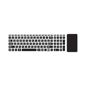 برچسب حروف فارسی کیبورد توییجین و موییجین مدل black 01 مناسب برای لپ تاپ اچ پی  pavilion 15-p series