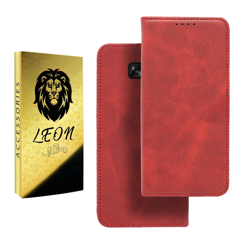 کیف کلاسوری لئون مدل Spork Yo مناسب برای گوشی موبایل سامسونگ Galaxy J4 Plus