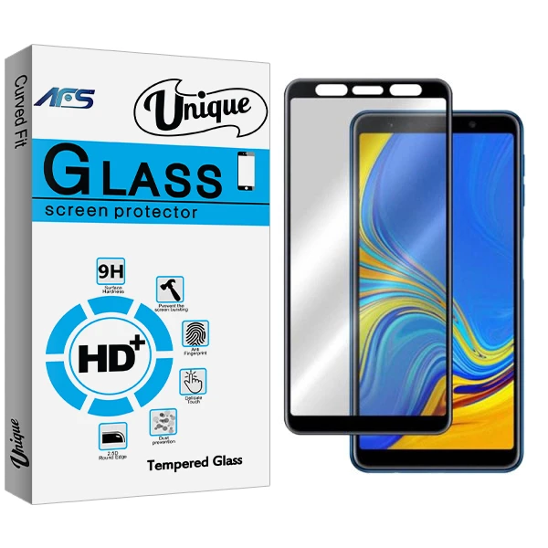 محافظ صفحه نمایش ای اف اس مدل Unique Glass مناسب برای گوشی موبایل سامسونگ Galaxy J4+/ J6+ / A6+ / A750