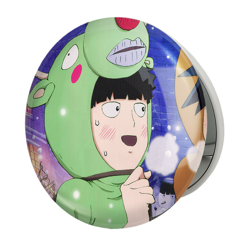 آینه جیبی خندالو طرح ریتسو انیمه موب سایکو Mob Psycho 100 مدل تاشو کد 24497 