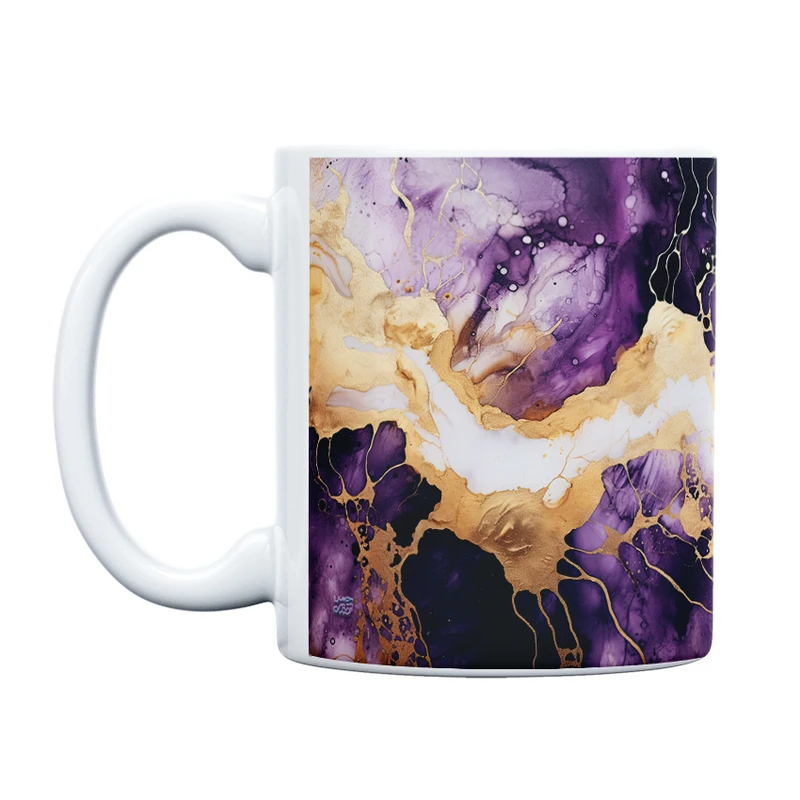 ماگ حس آمیزی طرح Marble مدل مرمر کد 108