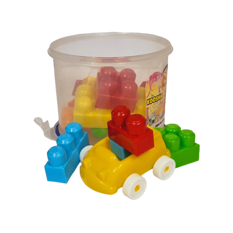 ساختنی مدل  سطلی  MINI BLOCKS KOOSHA 1004
