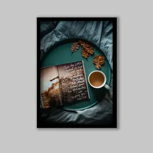 تابلو مدل فانتزی طرح قهوه  کد LA-G10717-2