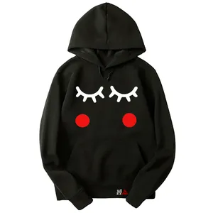 هودی دخترانه مدل چشم کد T12 رنگ نوک مدادی