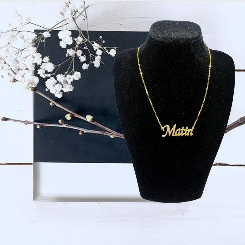 گردنبند نقره زنانه آی جواهر مدل متین کد N784