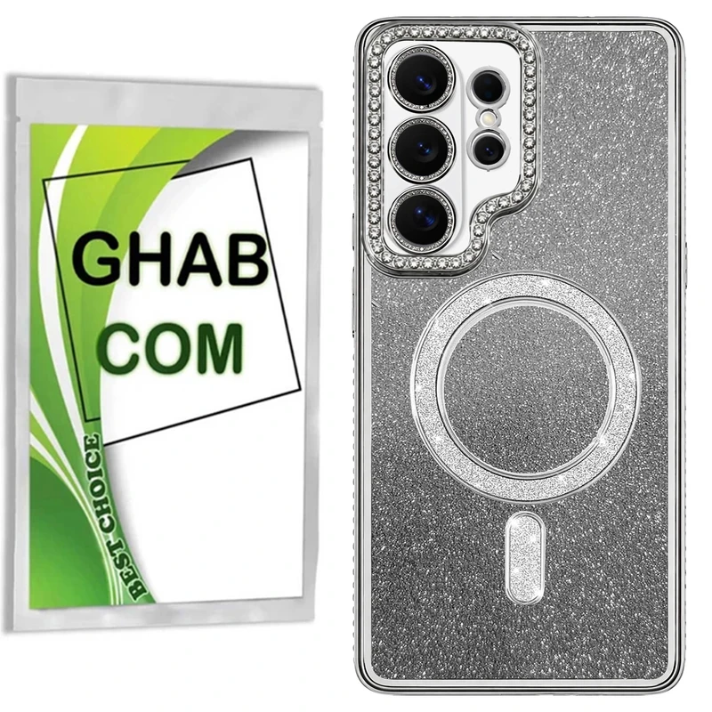 کاور قاب کام مدل NGSHI طرح نگین دار مناسب برای گوشی موبایل سامسونگ Galaxy S26 Ultra