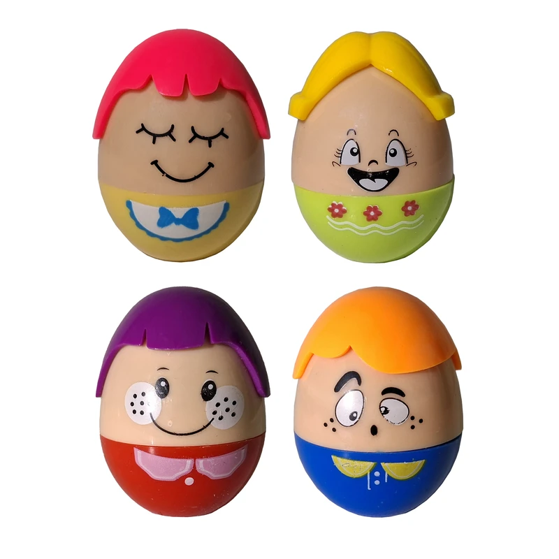 مهر مدل Egg Family بسته ۴ عددی