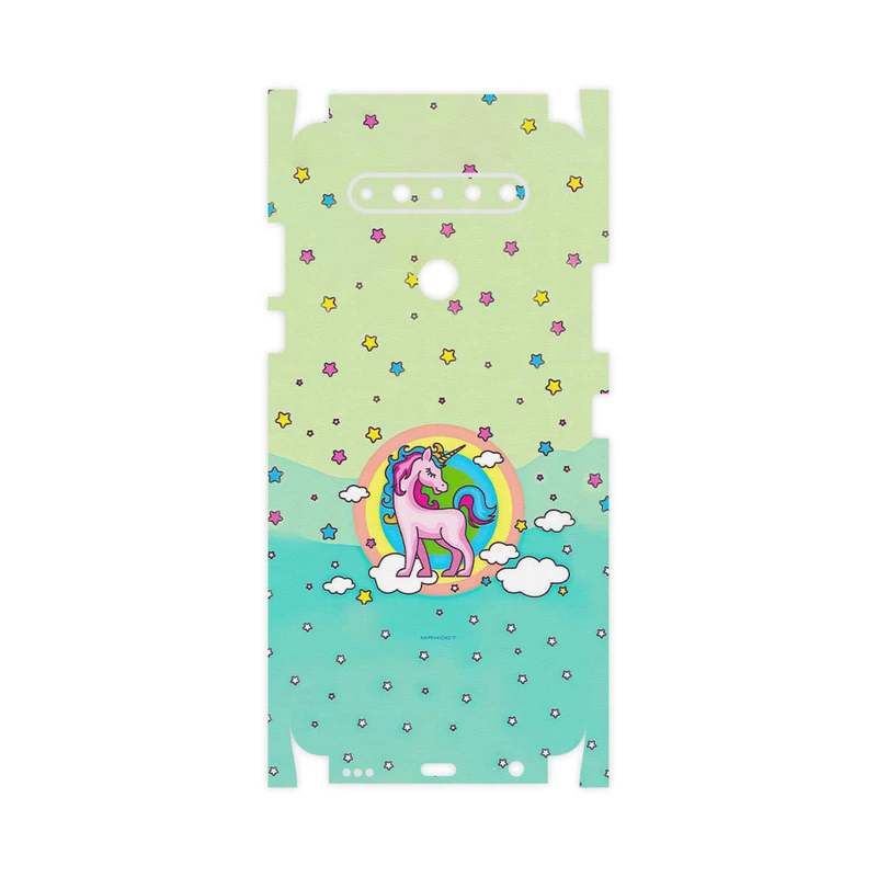 برچسب پوششی ماهوت مدل Rainbow unicorn adventure-FullSkin مناسب برای گوشی موبایل ال جی K51s
