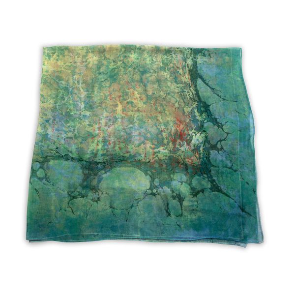 روسری زنانه دست دوز سوپرنخ طرح ابروباد مدل 2805