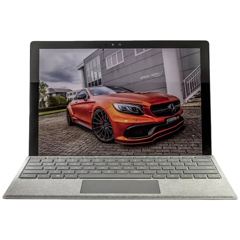 تبلت مایکروسافت مدل Surface Pro 2017 - E به همراه کیبورد سیگنیچر و ماوس و قلم 2017 نقره ای - ظرفیت 512 گیگابایت