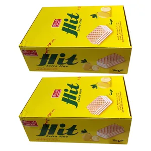 ویفر با کرم لیمویی هیت شیرین عسل - 40 گرم بسته 48 عددی