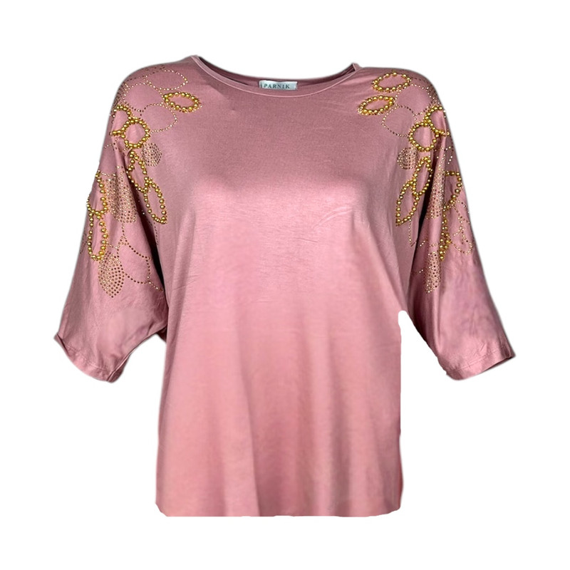 بلوز آستین سه ربع زنانه مدل AM122