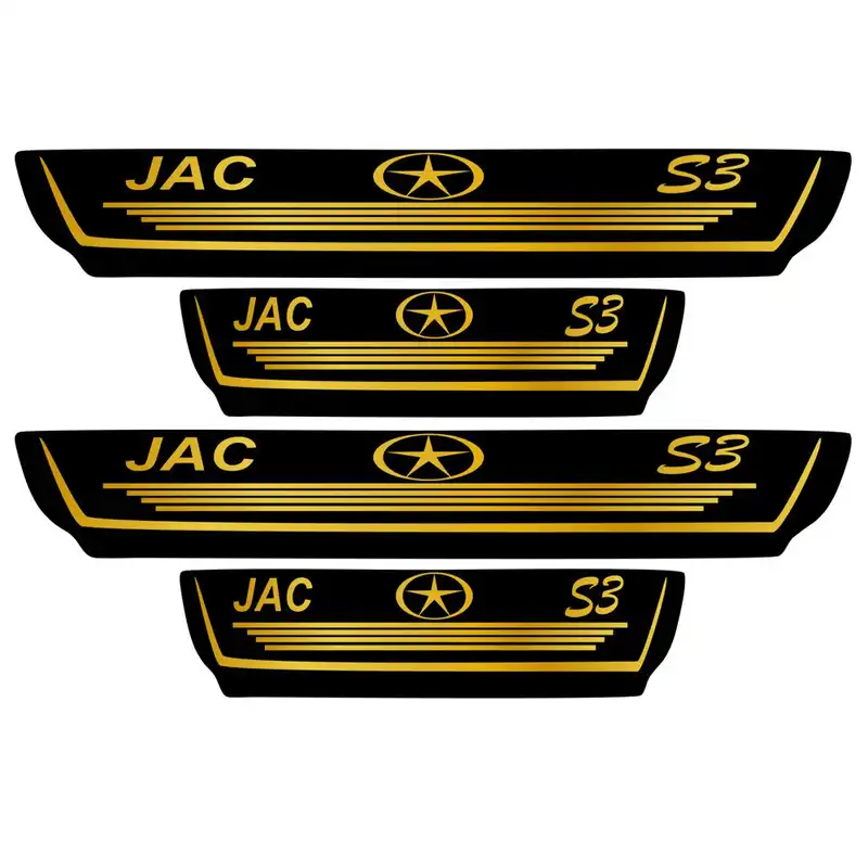 برچسب بدنه خودرو اسپرت غدیر مدل CH GO YA59 A102 مناسب برای جک اس 3 بسته 4 عددی