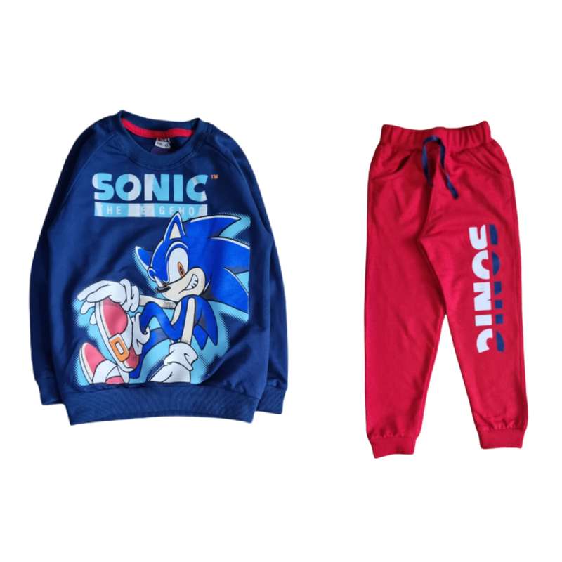 ست سویشرت و شلوار پسرانه مدل سونیک