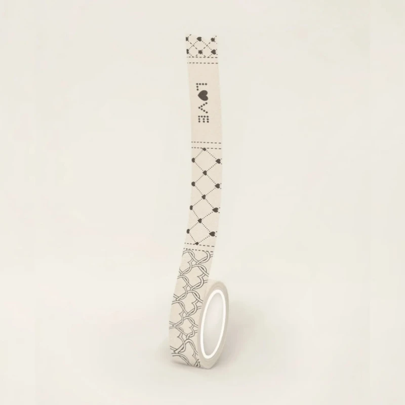 چسب نواری مریخ مدل واشی طرح The hearts 3044 عرض 1/5 سانتیمتر 