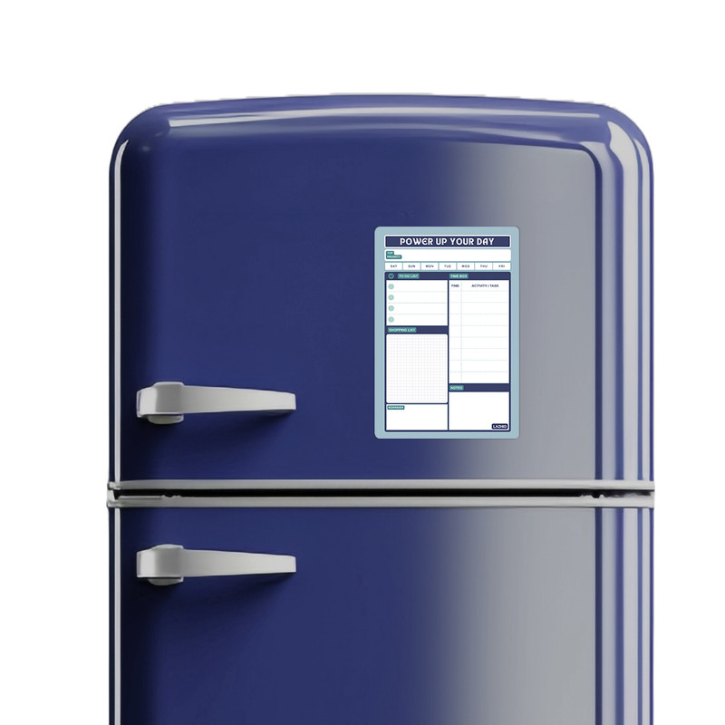 تخته وایت برد لاژید طرح پلنر روزانه سایز 20X30 سانتیمتر