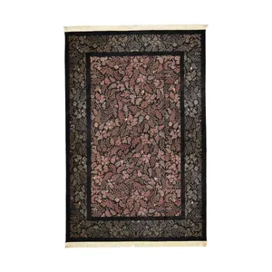 فرش ماشینی دانژه مدل JA702085 زمینه مشکی