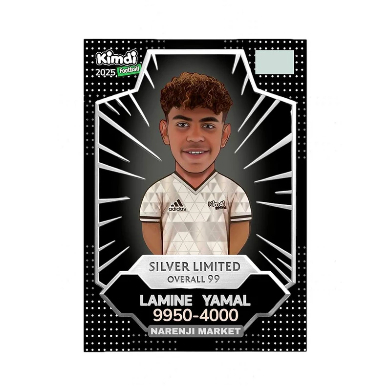 اسباب بازی شانسی کیمدی مدل یامال سیلور لیمیتد ۲۰۲۵ کد nj12