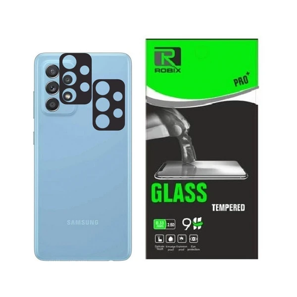 محافظ لنز دوربین روبیکس مدل FLZ-A52 مناسب برای گوشی موبایل سامسونگ Galaxy A52 بسته 2عددی
