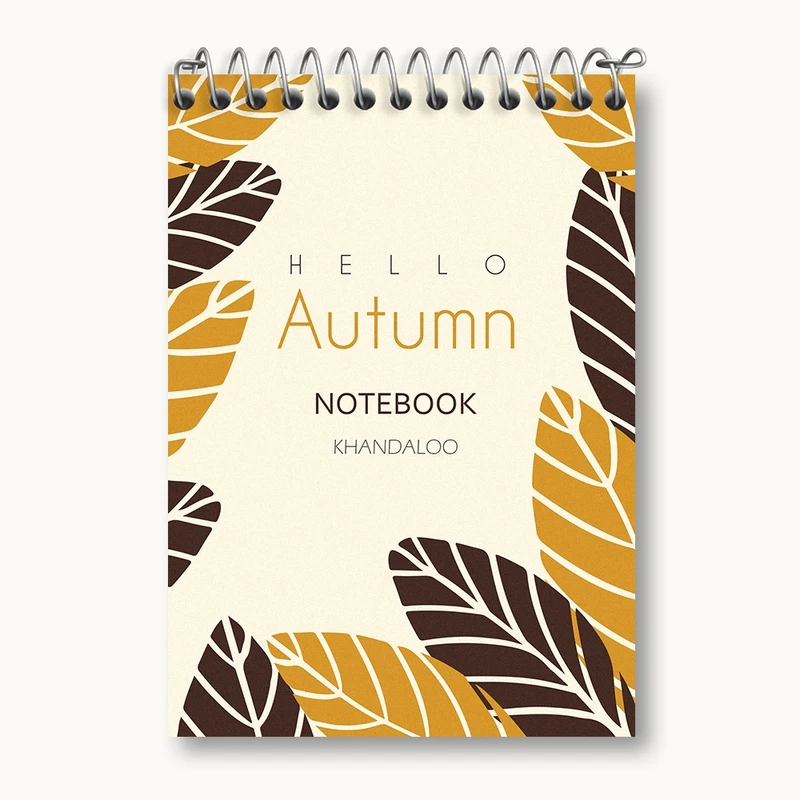 دفتر یادداشت 50 برگ خندالو مدل مینیمال پاییز کد N138