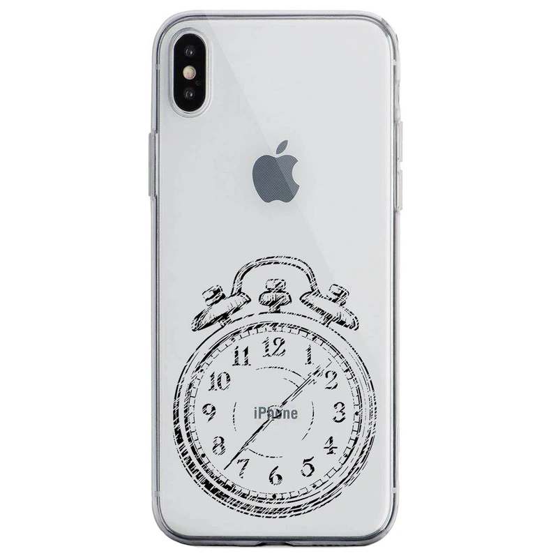 کاور مگافون طرح ساعت مدل C64-B مناسب برای گوشی موبایل اپل iPhone Xs Max