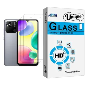 AFS Unique Glass MIX002 Screen Protector For Xiaomi Redmi 10A Pack Of 2