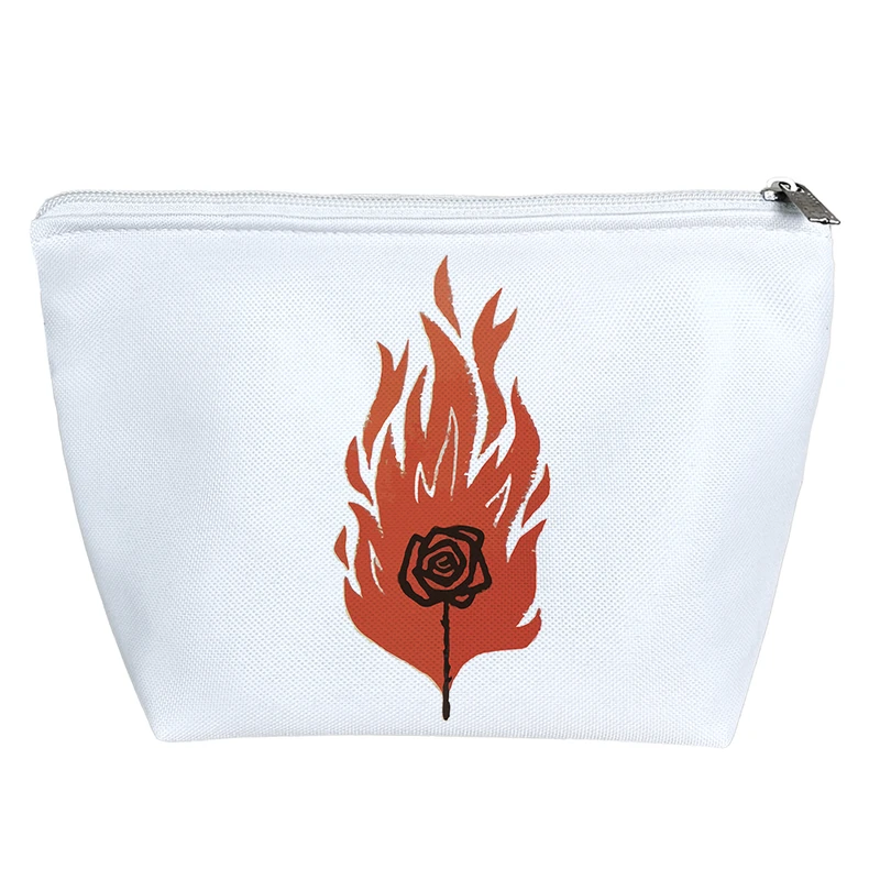 کیف لوازم آرایش دخترانه خندالو مدل گل آتشین کد 9610