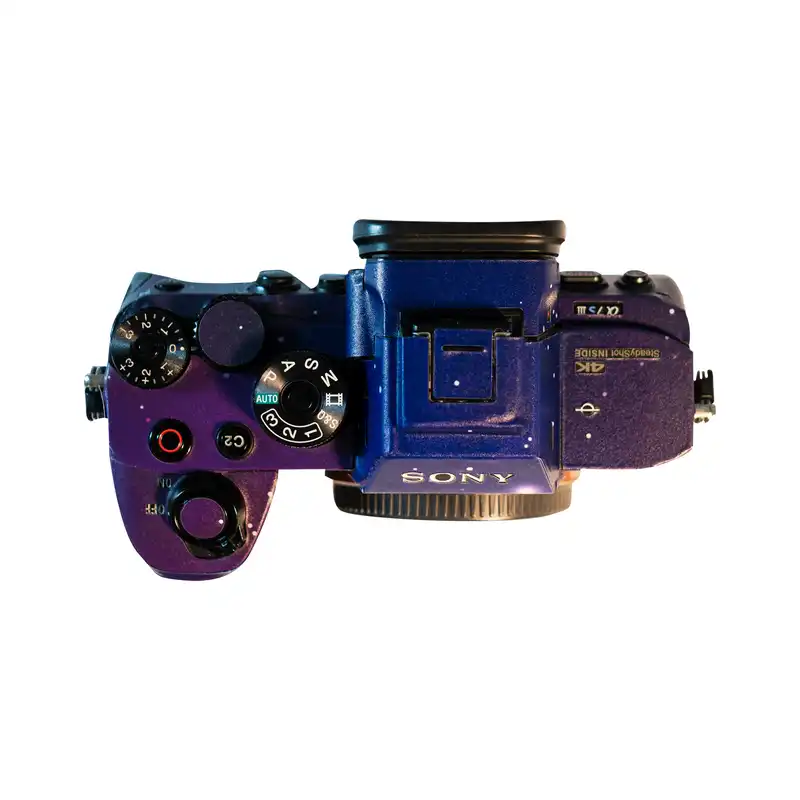 برچسب پوششی دوربین مدل کهکشانی مناسب برای دوربین عکاسی سونی Sony Alpha 7S III