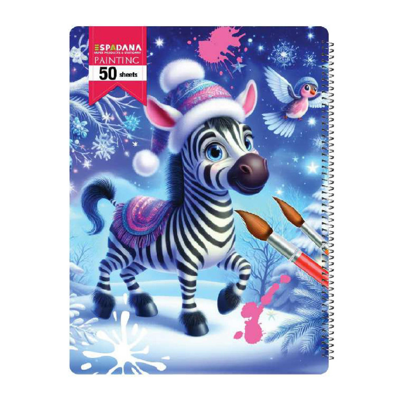 دفتر نقاشی 50 برگ اسپادانا کد 5010 مجموعه 12 عددی