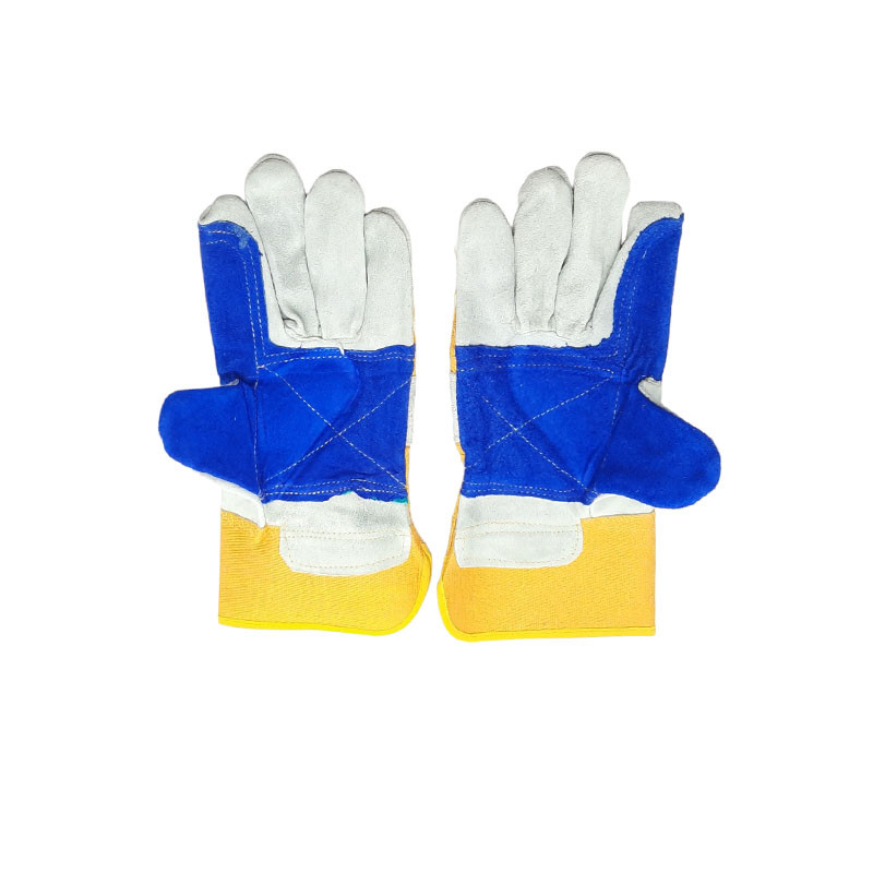 دستکش ایمنی نووا مدل چرمی کف دوبل دستکش ایمنی نووا مدل چرمی کف دوبل