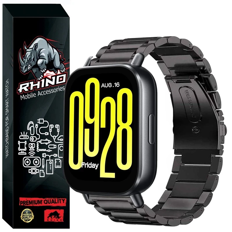 بند راینو مدل 3Bead مناسب برای ساعت هوشمند شیائومی Redmi Watch 5 Active / Redmi Watch 5 Lite 22MM 