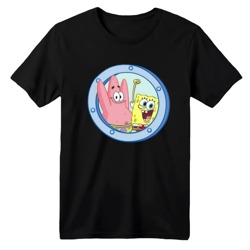 تی شرت آستین کوتاه بچگانه مدل باب اسفنجی کد ۱۱