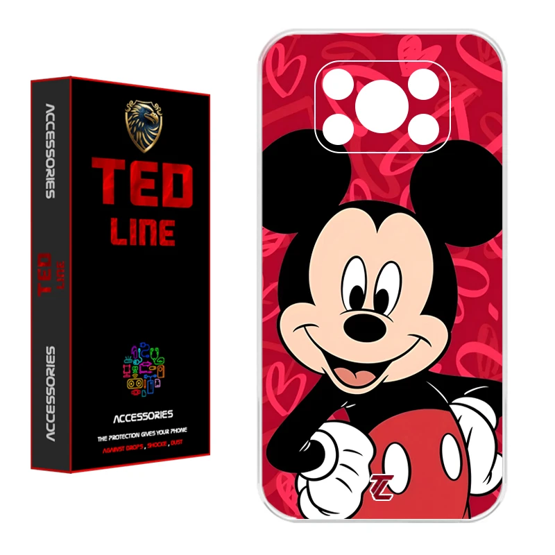 کاور تدلاین طرح میکی موس کد 1148 مناسب برای گوشی موبایل شیائومی Poco X3 / X3 Pro / X3 NFC
