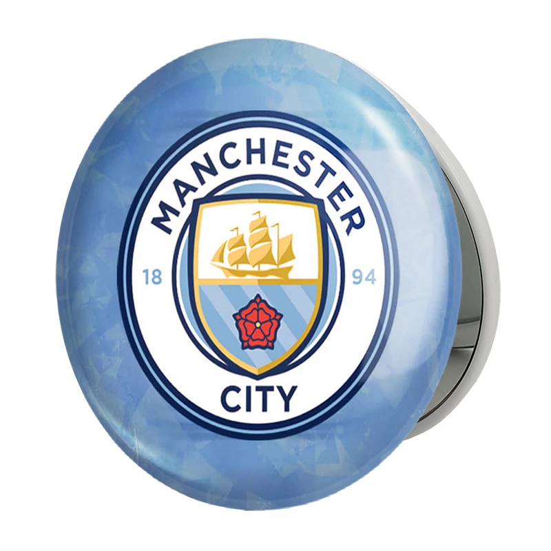 آینه جیبی خندالو طرح باشگاه منچستر سیتی مدل تاشو کد 26797 