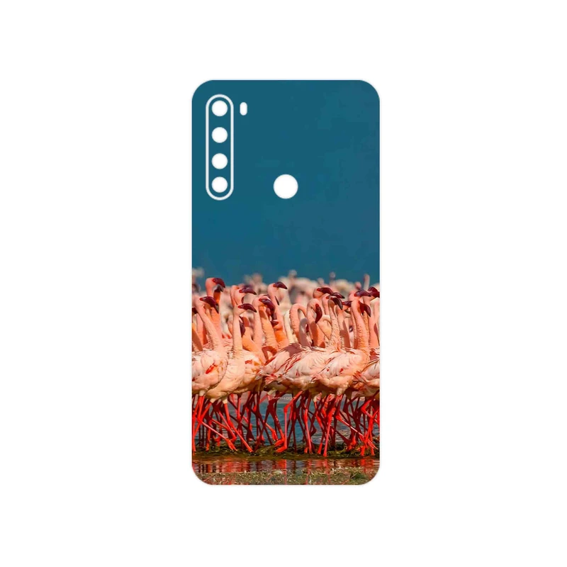 برچسب پوششی ماهوت مدل Flamingo مناسب برای گوشی موبایل شیائومی Redmi Note 8 2021