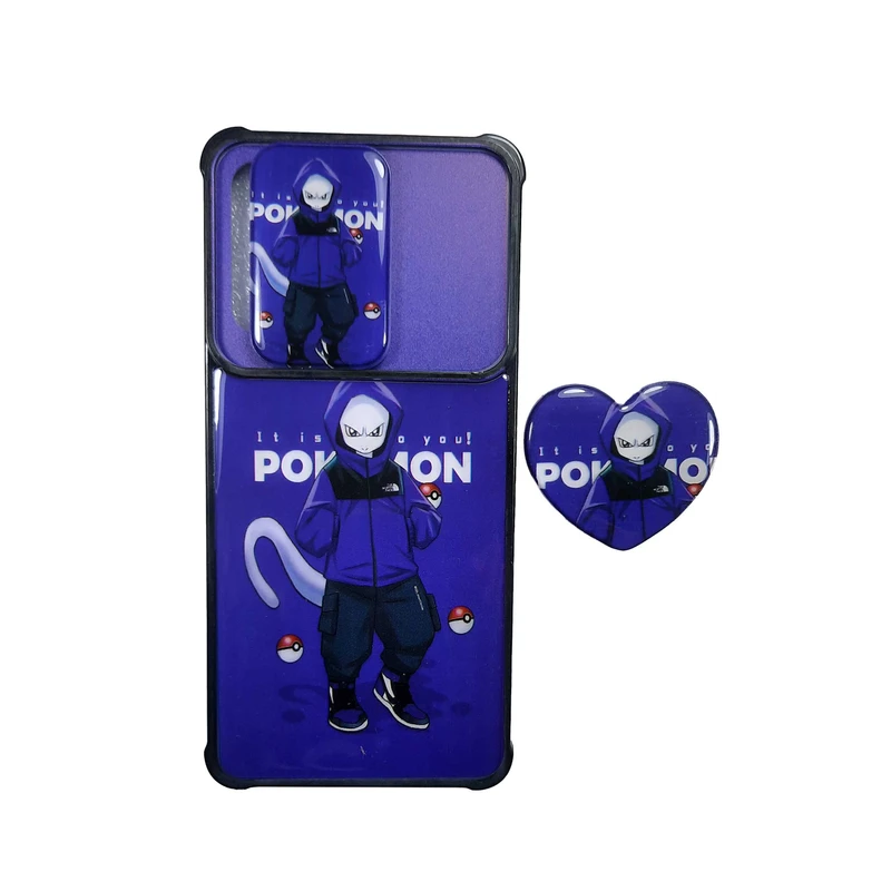 کاور مدل pa12 مناسب برای گوشی موبایل سامسونگ Galaxy A72 به همراه پاپ سوکت