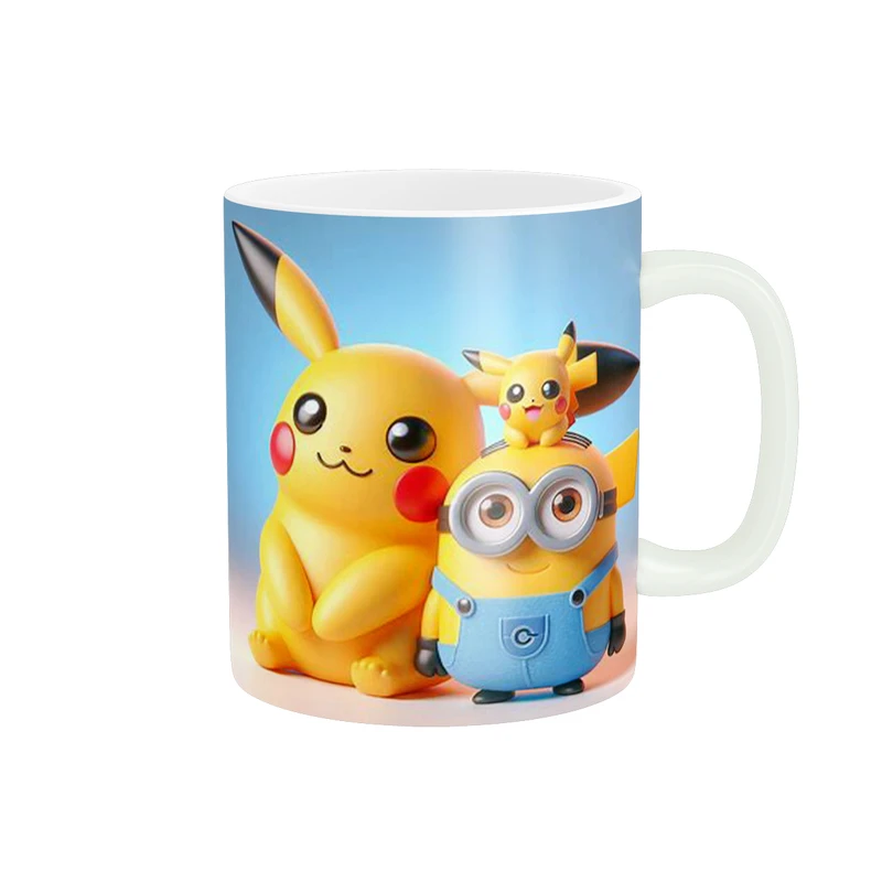 ماگ پاد آفرین طرح پیکاچو و مینیون کد 281