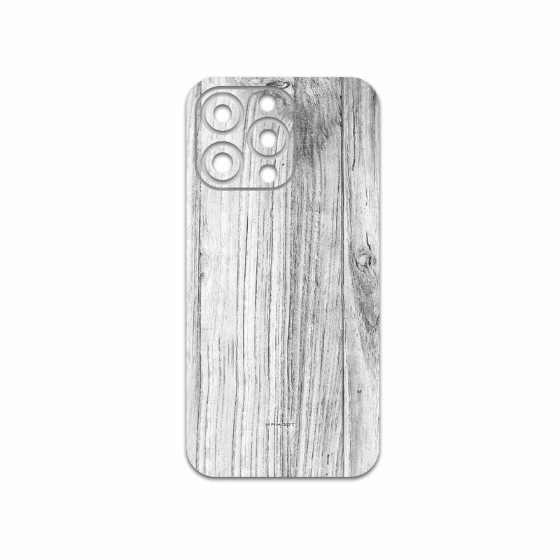 برچسب پوششی ماهوت مدل White-Wood مناسب برای گوشی موبایل اپل iphone 13 Pro