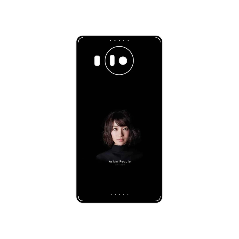 برچسب پوششی ماهوت مدل Portrait of an Asian Woman مناسب برای گوشی موبایل مایکروسافت Lumia 950 XL