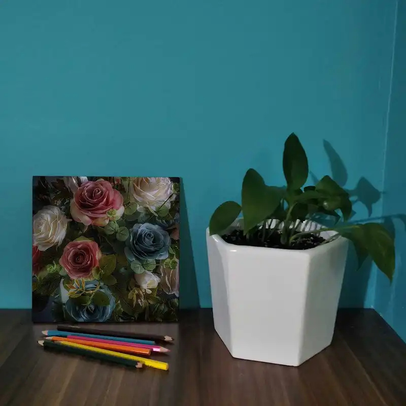 کاشی کارنیلا طرح گل های رز کد wk288