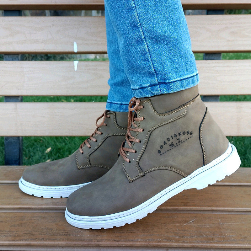 نیم بوت مردانه مدل البرز کد T.j صدری